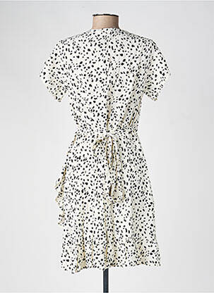 Robe courte col v blanc VILA femme
