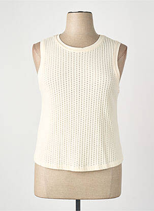 Débardeur beige MANGO femme