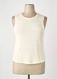 Débardeur beige MANGO femme