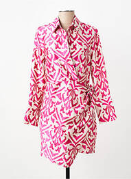 Robe courte rose MANGO femme