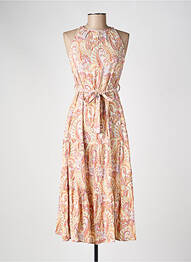 Robe courte beige MANGO femme