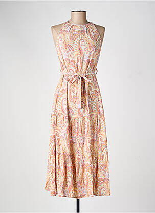 Robe courte beige MANGO femme