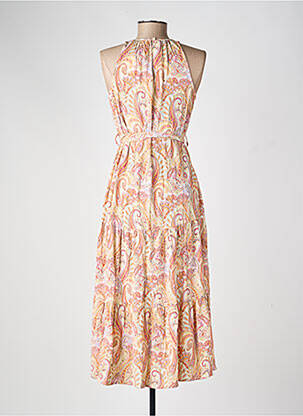 Robe courte beige MANGO femme