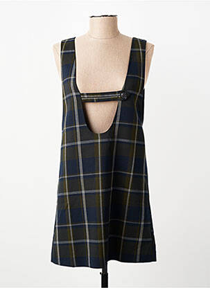 Robe courte vert MANGO femme