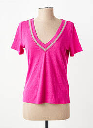 T-shirt rose MORGAN femme