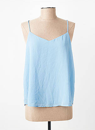 Blouse col rond bleu ONLY femme