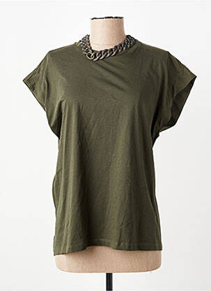 T-shirt vert PLEASE femme