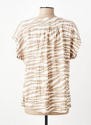 Chemisier beige ZABAIONE femme
