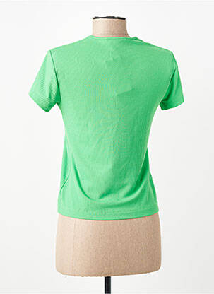 T-shirt vert MANGO femme