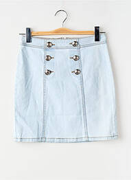Jupe courte bleu MORGAN femme