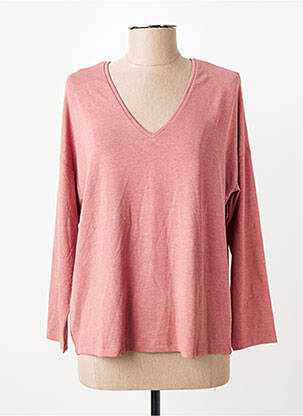 T-shirt rose MANGO femme