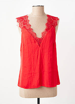 Blouse rouge MORGAN femme