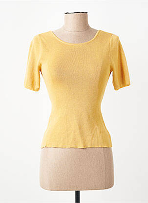 T-shirt jaune MANGO femme