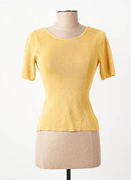 T-shirt jaune MANGO femme