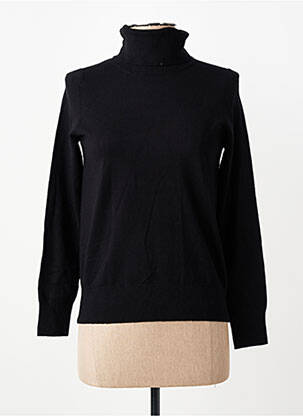 Pull col roulé noir S.OLIVER femme