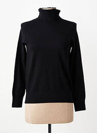 Pull col roulé noir S.OLIVER femme