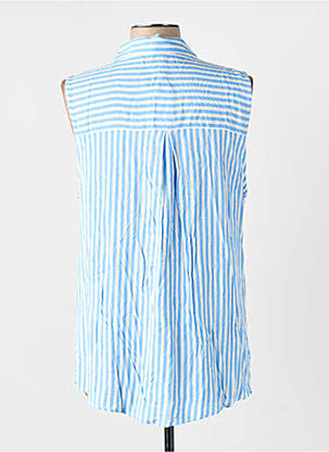 Chemisier bleu ZABAIONE femme