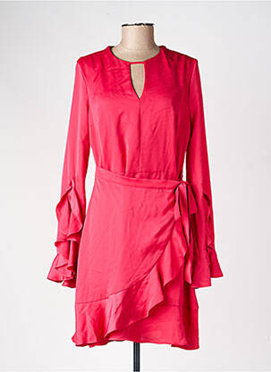 Robe mi-longue rose NAF NAF femme