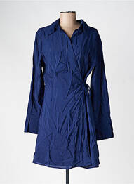 Robe mi-longue bleu MANGO femme