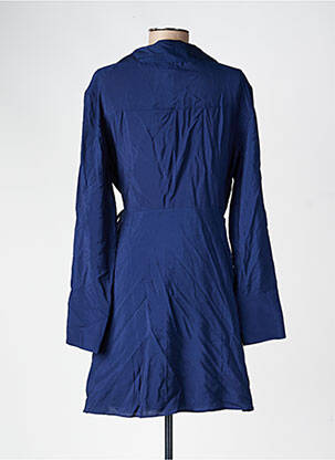 Robe mi-longue bleu MANGO femme