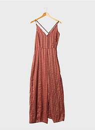 Combi-pantalon orange MOLLY BRACKEN femme