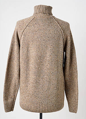 Pull col roulé beige GARCIA homme