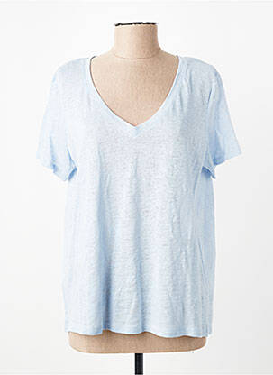 T-shirt bleu MANGO femme