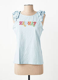 T-shirt bleu NAF NAF femme