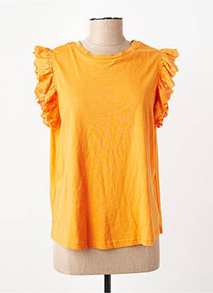 Débardeur orange MANGO femme