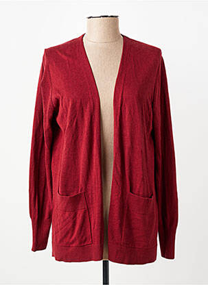 Gilet manches longues rouge S.OLIVER femme