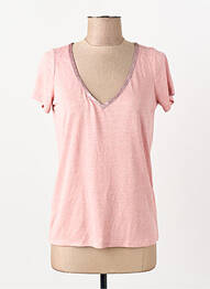 T-shirt rose LES P'TITES BOMBES femme