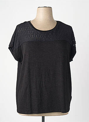 T-shirt noir STREET ONE femme