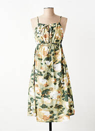 Robe courte col v vert VERO MODA femme