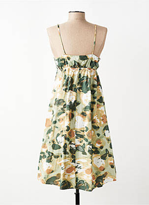 Robe courte col v vert VERO MODA femme