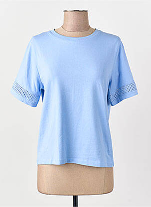 T-shirt bleu MANGO femme