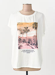 T-shirt blanc GARCIA femme
