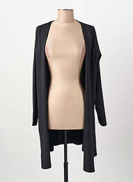 Gilet manches longues noir MORGAN femme