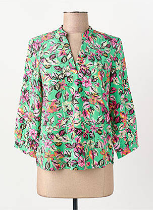 Chemisier coupe droite vert VERO MODA femme