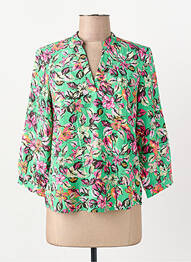 Chemisier coupe droite vert VERO MODA femme