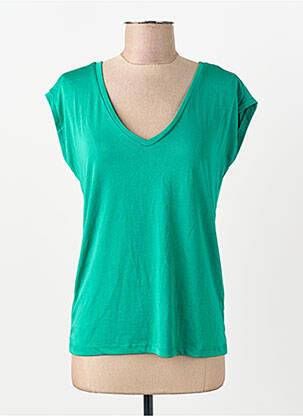 T-shirt vert PIECES femme
