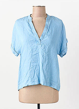 Chemisier manches courtes bleu VERO MODA femme