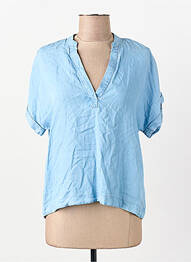 Chemisier manches courtes bleu VERO MODA femme