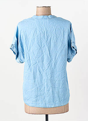 Chemisier manches courtes bleu VERO MODA femme