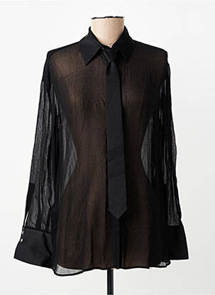 Chemisier noir MANGO femme