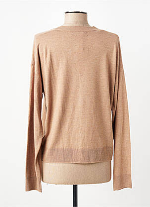 Gilet manches longues marron MANGO femme