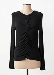 T-shirt noir MANGO femme