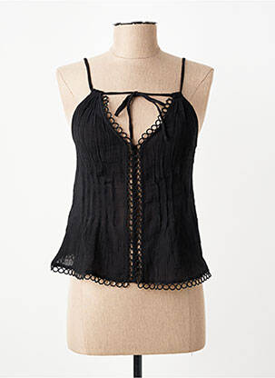 Débardeur noir MANGO femme