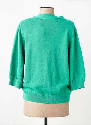 Gilet manches longues col v vert VERO MODA femme