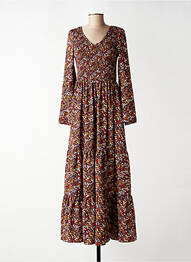 Robe longue violet MOLLY BRACKEN femme