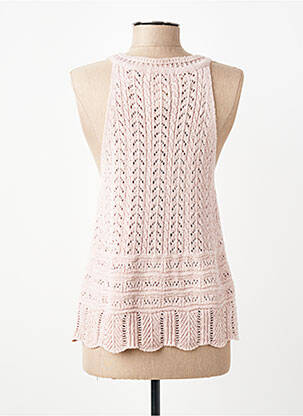 Pull rose MANGO femme